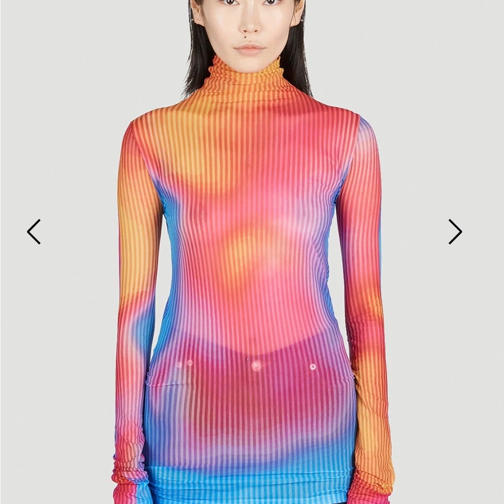 Acne Studios Heat Map Motif Top